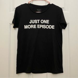 Mighty Fine Black Graphic Tee S